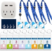 17 Pcs Carnival Cruise Luggage Tags Cruise Accessories Kit Include 8 Pcs Waterpr - £31.13 GBP