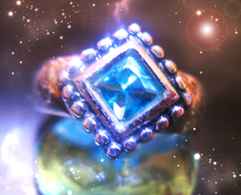 HAUNTED RING QUEEN OF DIAMONDS REGAL WEALTH ATTRACTION GOLDEN ROYAL MAGICK - £355.08 GBP