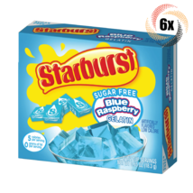 6x Packs Starburst Blue Rasberry Flavored Gelatin | .65oz | Fat & Sugar Free - £14.91 GBP