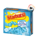 6x Packs Starburst Blue Rasberry Flavored Gelatin | .65oz | Fat &amp; Sugar ... - £14.67 GBP