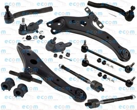 Front Lower Control Arms Tie Rods Ends Sway Bar Bushings For Lexus ES350 3.5L - £177.61 GBP
