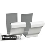 AMERIMAX HOME PRODUCTS 33008 2 Pack White Seamer Steel Steamer - $31.19 CAD