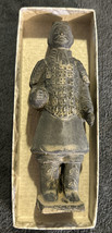 Vintage Chinese Repro. Terracotta Warrior Soldier Standing Figurine - £21.96 GBP