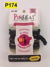 Pinccat Anti Slip Grip Elastic Damage Free Ponytail Holder #P174 10 Count - £1.55 GBP