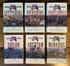 The Civil War Battle Series Books Lot 1-6 Antietam Gettysburg United States Used - £37.33 GBP