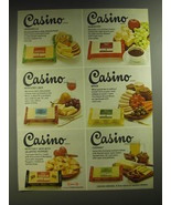 1974 Kraft Casino Cheese Advertisement - Mozzarella, Muenster, Monterey ... - £14.55 GBP