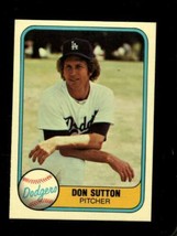 1981 Fleer #112 Don Sutton Nmmt Dodgers Hof *X82487 - £2.68 GBP