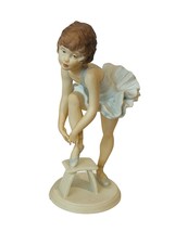 Kaiser Germany Figurine Porcelain Sculpture Statue Ballerina Dancer Golden Crown - £177.50 GBP
