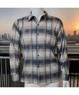 Vintage Disco Shirt Mens XL Big Collar Polyester Groovy 70s Styled in Ca... - $43.18