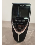 Timex T276B Clock Radio Black Nature Sounds Tested Works - £11.91 GBP