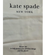 Kate Spade Large Drawstring Ivory Cream Off White Dust Bag L NWT 27&quot;x19&quot; - £15.85 GBP