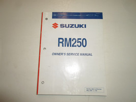 2006 Suzuki RM250 RM 250 Owners Service Shop Repair Manual OEM 99011-37F55-03A - $49.99
