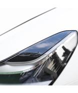 x2 Evil Eye Gloss Black Eyebrows For Tesla Model 3 2017-2021 2022 Car He... - £11.94 GBP