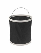 Tough-1 Fold Up Bucket with Storage Bag, Black - £10.94 GBP