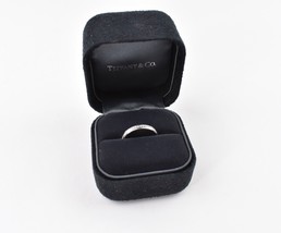 Tiffany &amp; Co. 18K WG Full Circle Diamond Metro Eternity  Stacking Band Ring Box - $1,495.00