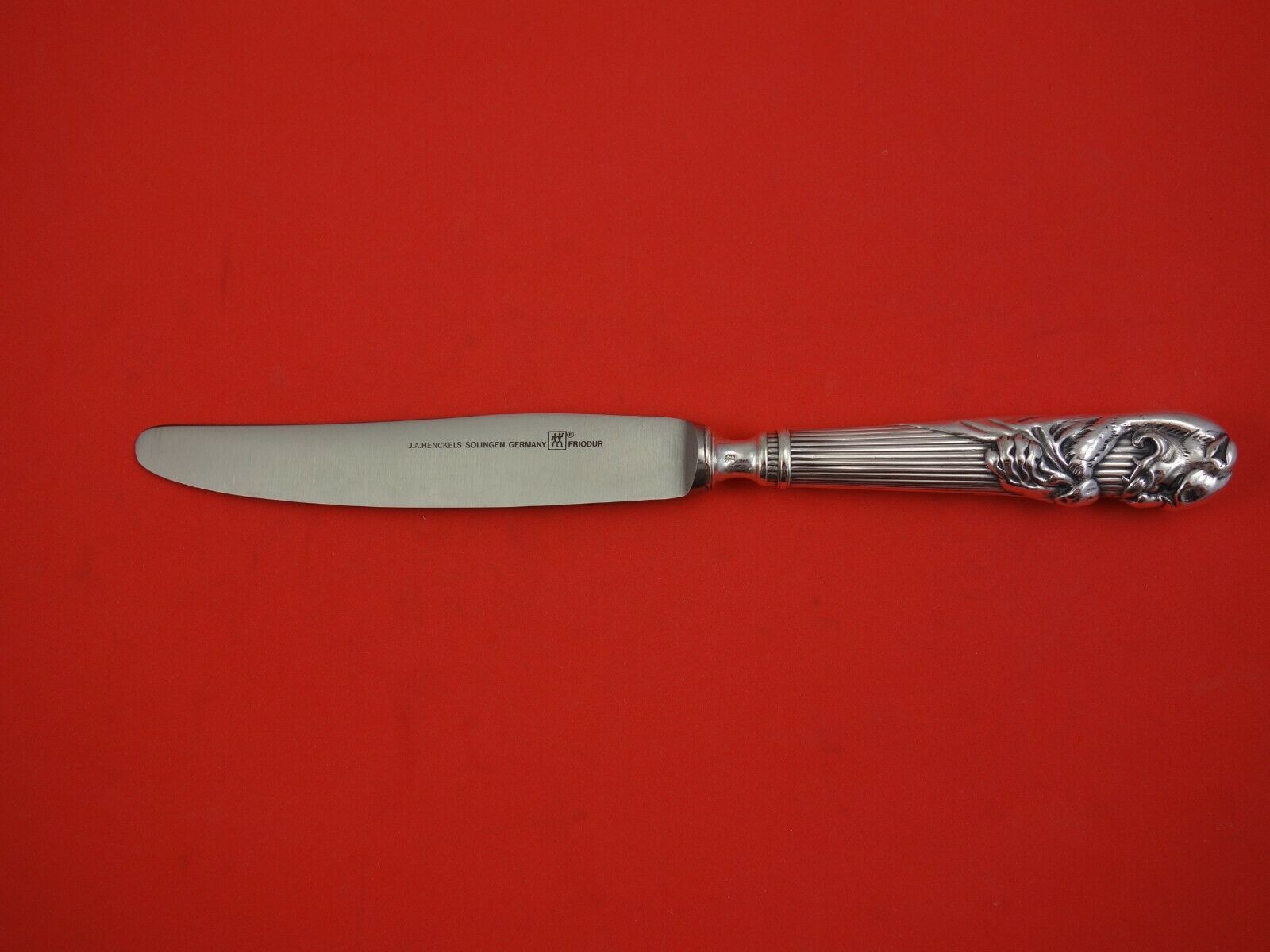 Primary image for Peau de Lion by Christofle Silverplate Dinner Knife J.A. Henckels German Blade