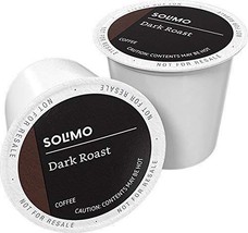 Solimo Dark Roast Coffee Pods, Compatible with Keurig 2.0 K-Cup Brewers - £16.51 GBP