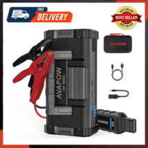 6000A Car Battery Jump Starter(for All Gas Or Up To 12L Diesel) Powerful... - $172.66