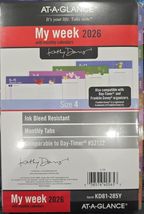 AT-A-GLANCE Kathy Davis 2026 Weekly Monthly/Planner Loose-Leaf Refill (K... - $38.60