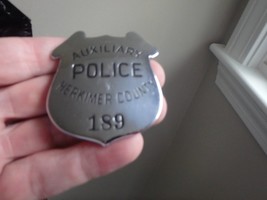 Herkimer county new York auxiliary police   badge  bx #17 - $149.99