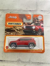 Matchbox Jeep Renegade 2019 Red Toy Car Vehicle NEW - £7.89 GBP