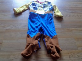 Size 6-12 Months Disney Baby Toy Story Cowboy Woody Halloween Costume Jumpsuit - £17.30 GBP