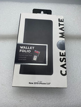 Case-Mate Wallet Credit Card Folio Leather Case for iPhone 11 Pro (5.8") Black - $1.66