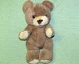 VINTAGE TEDDY BEAR JOINTED PLUSH 10&quot; BROWN TAN SOFT CUDDLY DAKIN ? LOVEY... - $26.10
