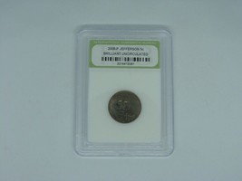 2008-P Jefferson 5c Brilliant Uncirculated Five Cents Certified Authentic Coin - £7.64 GBP