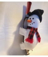 St Nicholas Square Holiday Cheer Wine Hugger Snowman NWT 12&quot; - £7.70 GBP