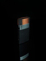 Brizard and Co Dakota Black & Ebony Venezia " Fountain Flame Pocket Lighter NIB image 9