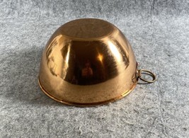 Vintage Solid Copper Mixing Bowl  7.5” Made in Tawain R.O.C. Single handle. - £15.63 GBP