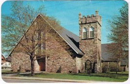 Postcard St Luke&#39;s Cathedral Anglican Church Sault Ste Marie Ontario - £3.10 GBP