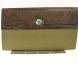 1972 DODGE POLARA GLOVEBOX DOOR W/ HINGE &amp; WOOD GRAIN NICE OEM PIECE - $63.00