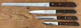 Set Lot 4 Vintage Town &amp; Country Washington Forge Stainless USA Knives K... - £23.67 GBP