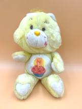 1983 Care Bear ~ Birthday Bear Plush Kenner 13&quot; Bear Stuffed Tongue Out - £19.54 GBP