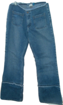 Vintage Jeans OP Ocean Pacific Hippy Boho Fringe Festival pants denim SZ 11 - $59.35