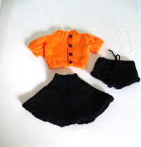 Modern Mary Hoyer Knit 3 Piece Skirt Set From Pattern for 13&quot;-14&quot; Doll - £14.93 GBP