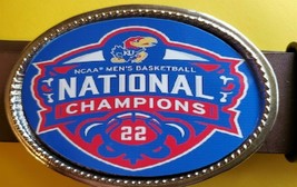 KANSAS JAYHAWKS 2022 NCAA Championship Epoxy Buckle - $338.33 MXN