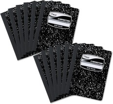 Composition Notebook Comp Book 12 PK  Wide Ruled Paper 100 Sheets 9-3/4&quot;... - $496.70 MXN