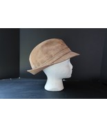 Vintage Country Gentleman 100% Leather Suede Water Repellent Fedora Hat - $39.99