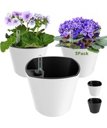 African Violet Self Watering Pots For All Orchid, Agave, Etc. House, 3 P... - £32.56 GBP