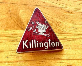 1960&#39;s KILLINGTON Resort SKI PIN Vermont Skiing Travel Vintage Antique Pico Moun - £25.57 GBP