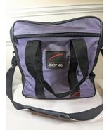 Brunswick Zone Bowling Ball Bag Purple Single Ball Bag tote black 90s-20... - $408.60 MXN