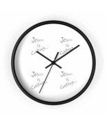 Wall Clock &quot;Jesus is Calling&quot; - $34.99