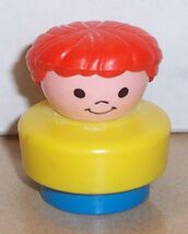 Vintage 90's Fisher Price Chunky Little People Dolly #2359 2364 2372 fig... - $14.80