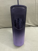 Walt Disney World Purple Starbucks Tumbler Cup NEW image 2