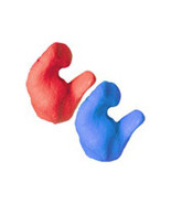 DIY Custom Molded Earplugs RED  BLUE New Material - $242.32 MXN