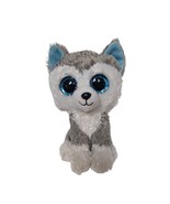 Ty Beanie Boos Slush Husky Dog Gray White Plush Stuffed Animal 6.5&quot; - $29.13 CAD