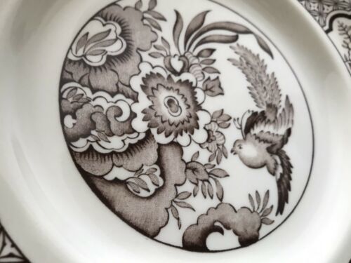 WOOD AND SONS CHINA ENGLAND YUAN CHOCOLATE SALAD PLATE 7 3/4&quot; - $6.44